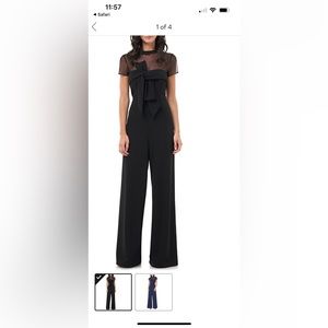 Formal Black Jumpsuit. JS Collection. Size 14